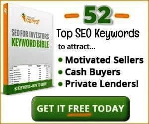Top 52 seo keywords bible for real estate investors