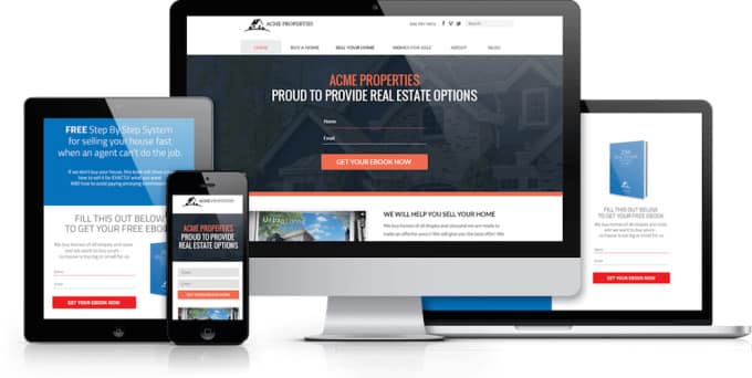 Real Estate investor website builder to generate leads online