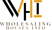Wholesaling Houses Info real estate investing blog header logo