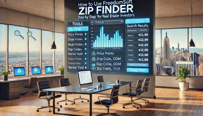 How to use freedomsoft zip finder: step-by-step for real estate investors