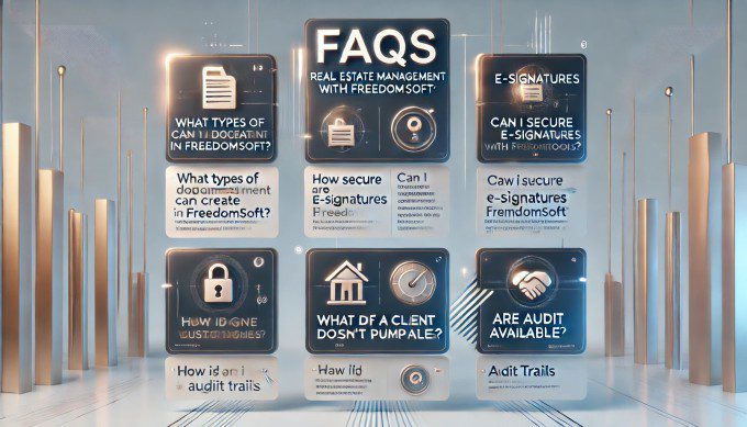 Faqs real estate document management with freedomsoft