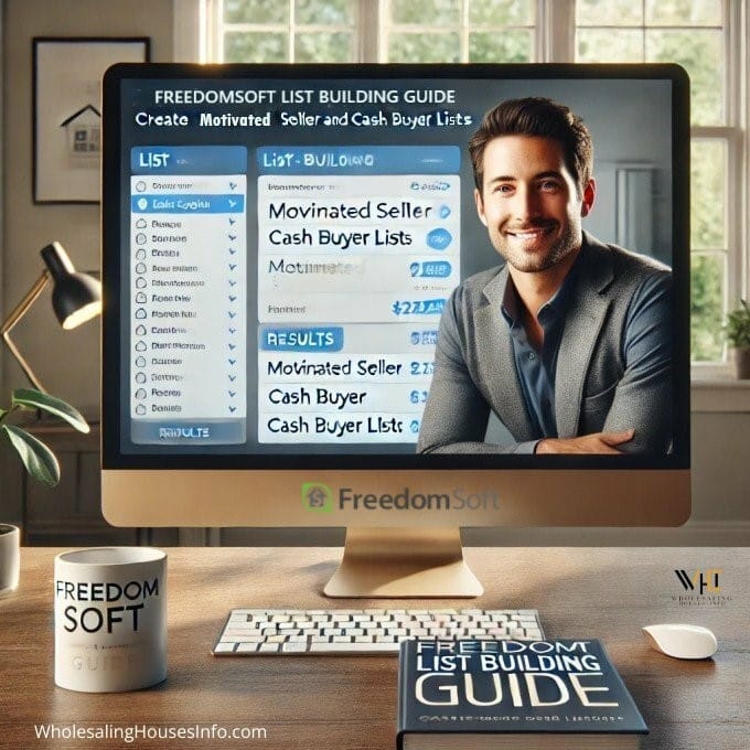 Freedomsoft list building guide how to create motivated seller and cash buyer lists that close deals