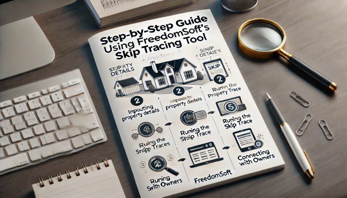 Step-by-step guide using freedomsoft’s skip tracing tool