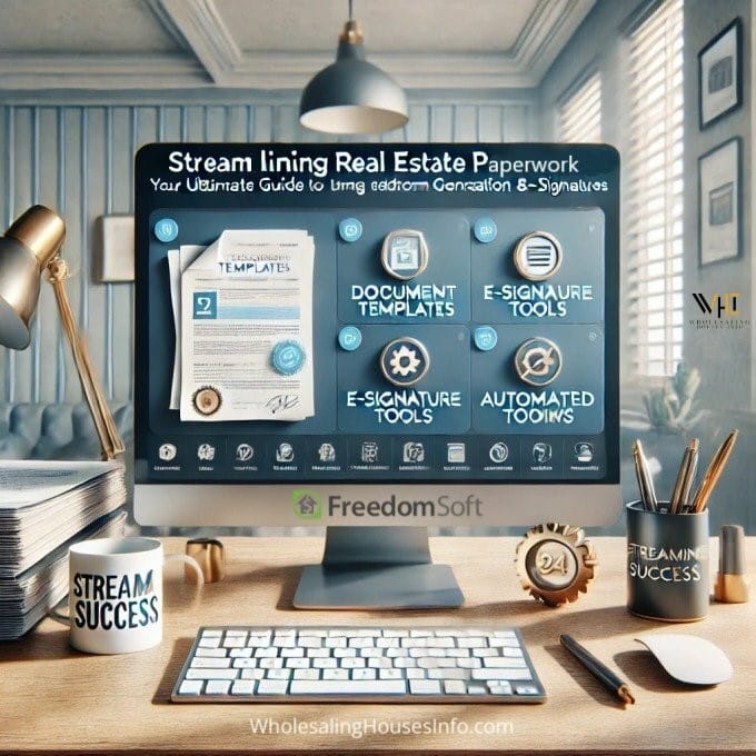 Streamlining real estate paperwork freedomsoft document generation & e-signatures