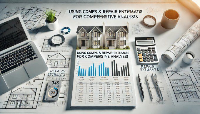 Using comps and repair estimates for comprehensive analysis